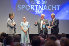 Bündner Sportnacht 2023 Sport Sportler Sportlerin Sportler des Jahres GKB Auditorium Chur René Weber Sport Talk Daniel Schaltegger Brigitte Grüniger Jürg Capol